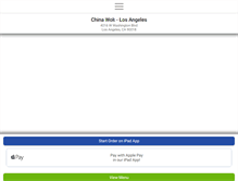 Tablet Screenshot of chinawoklosangelesca.com